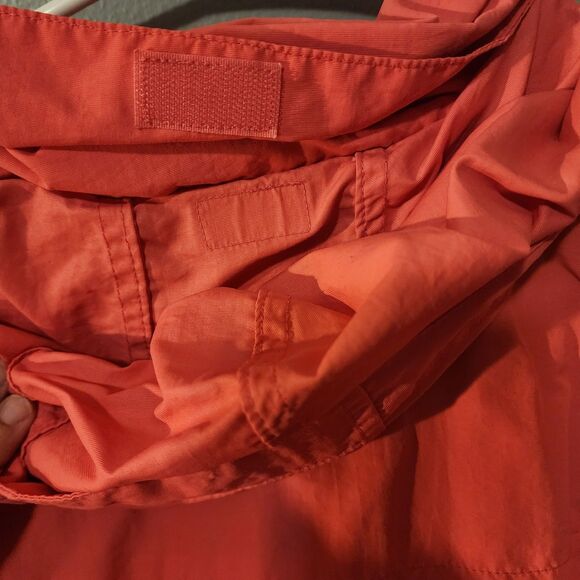 Lands' End Windbreaker Large 14-16 Pink Hooded Packable Nylon - Picture 4 of 10